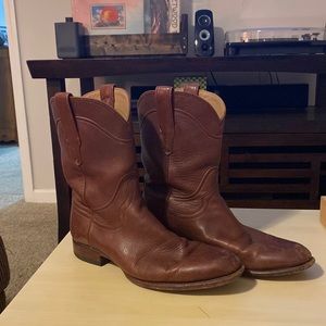 Men’s Tecovas Roper Boots - The Earl Size 10D Bourbon Calf